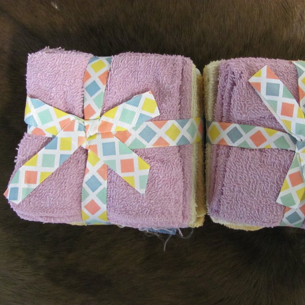 2 SETS OF 12 WASHCLOTHS NIP
